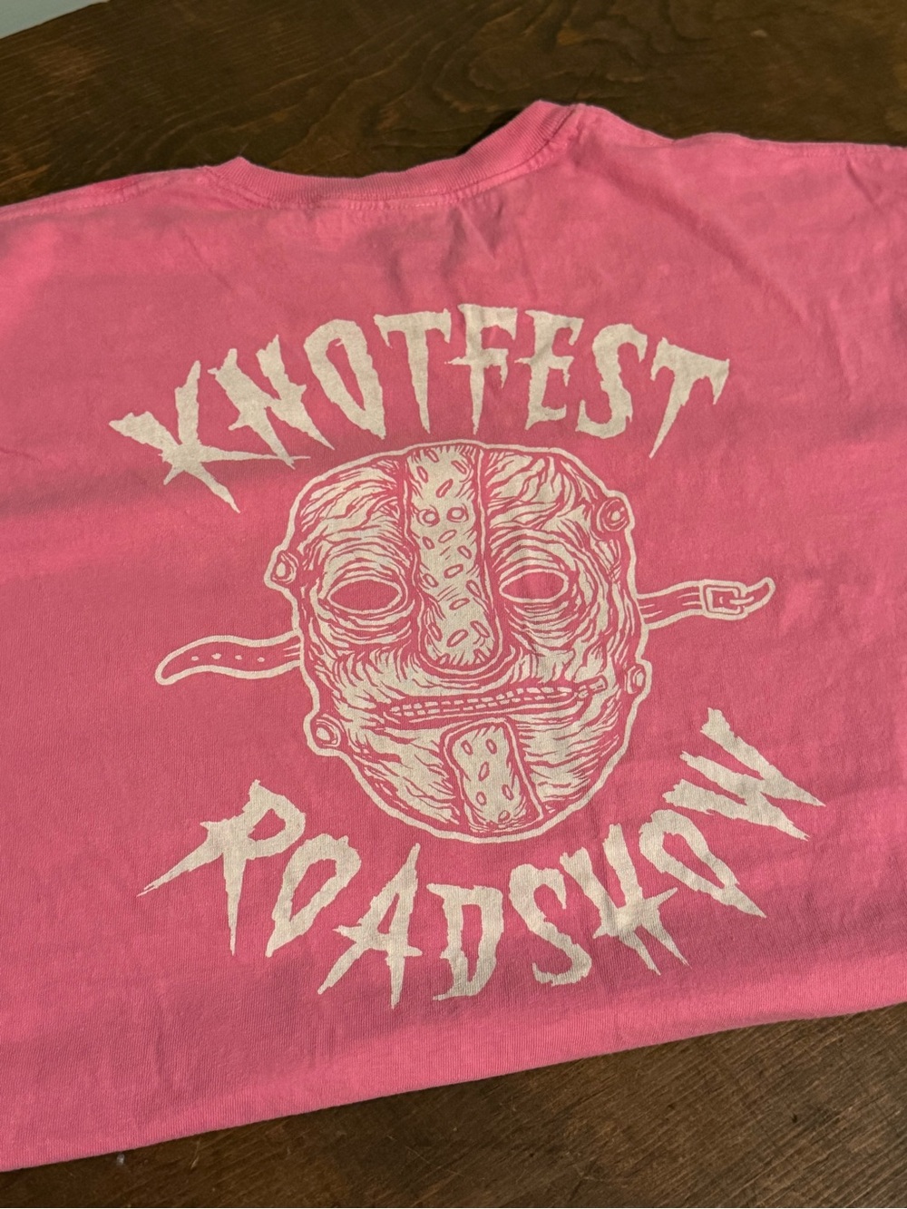 Knotfest Roadshow Slipknot 2021 Pink Short-Sleeve Graphic Tee size XL
